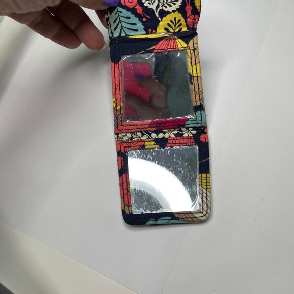 Vera Bradley lanyard and mirror matching dark fall pattern set - Picture 6 of 16